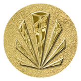 DAROUND 602 GD SH GD Gold Sunburst Shimmer Gold Background